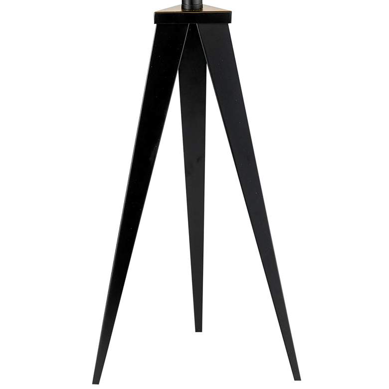 Image 4 Adesso Director 28" Black Metal Tripod Table Lamp with Black Shade more views