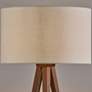 2_Adesso Director 60 1/4" High Rosewood Veneer Metal Tripod Floor Lamp more views