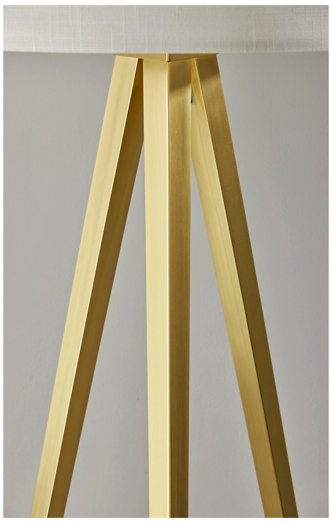 Image 6 Adesso Director Floor Lamp - Antique Brass more views