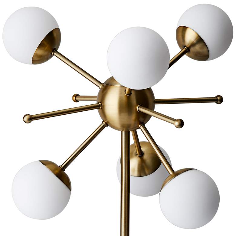 Image 3 Adesso Doppler 23" Antique Brass LED Sputnik Table Lamp more views