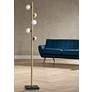 1_Adesso Doppler 65" Antique Brass Modern LED Tree Floor Lamp