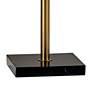 Adesso Doppler 65" Antique Brass Modern LED Tree Floor Lamp