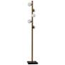 5_Adesso Doppler 65" Antique Brass Modern LED Tree Floor Lamp more views
