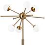 4_Adesso Doppler Antique Brass Modern LED Sputnik Floor Lamp more views