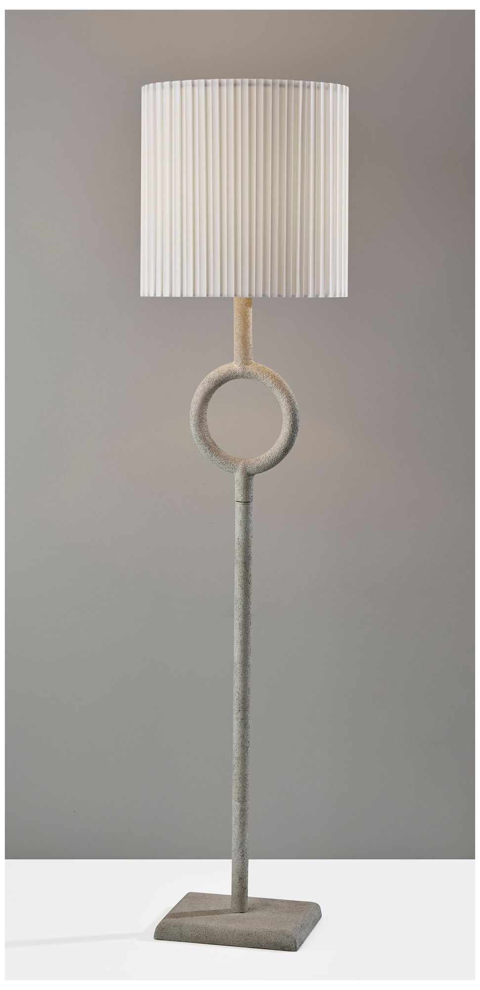Image 4 Adesso Elizabeth Floor Lamp - Painted Stone Texture more views