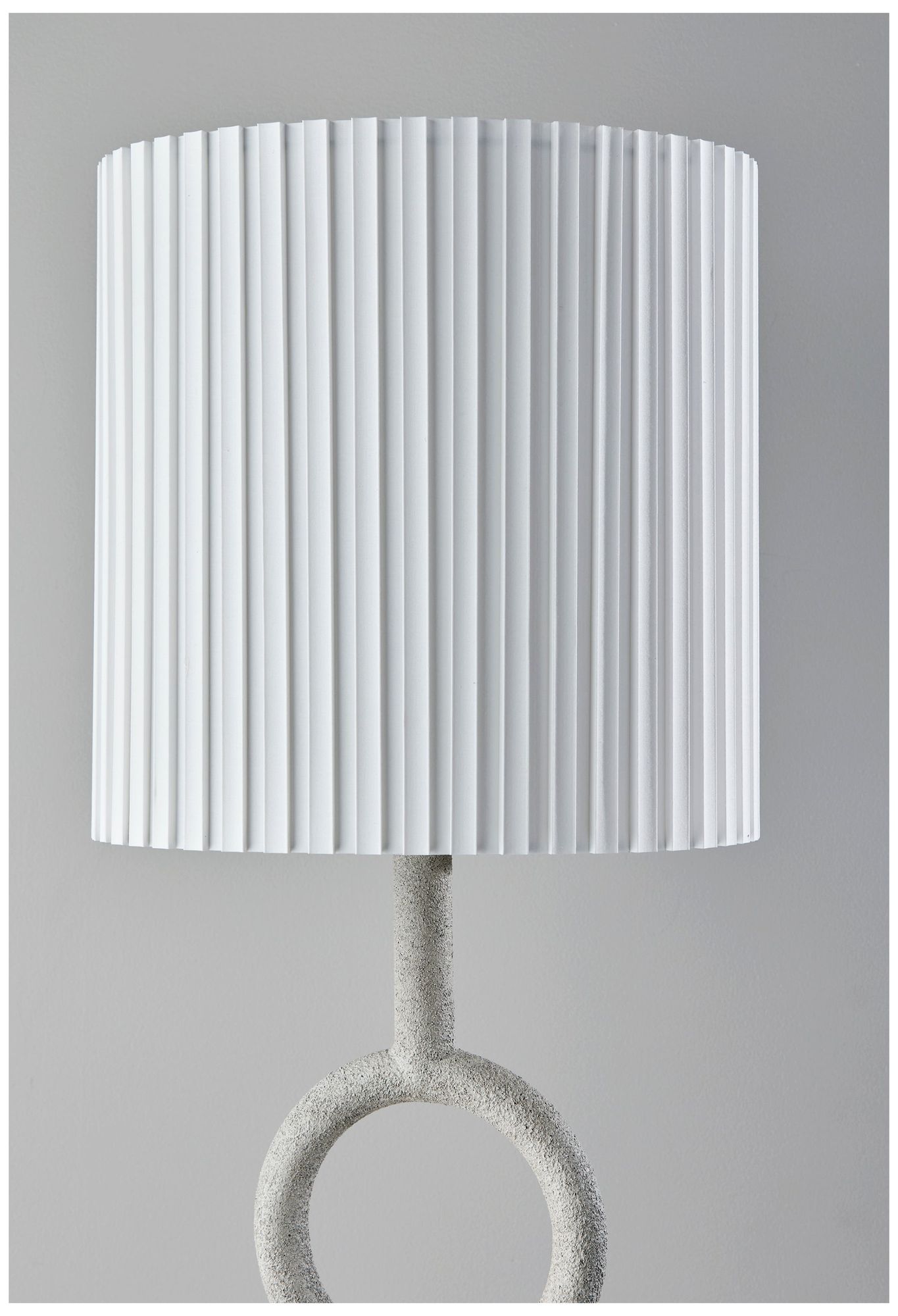 Adesso Elizabeth Floor Lamp - Painted Stone Texture
