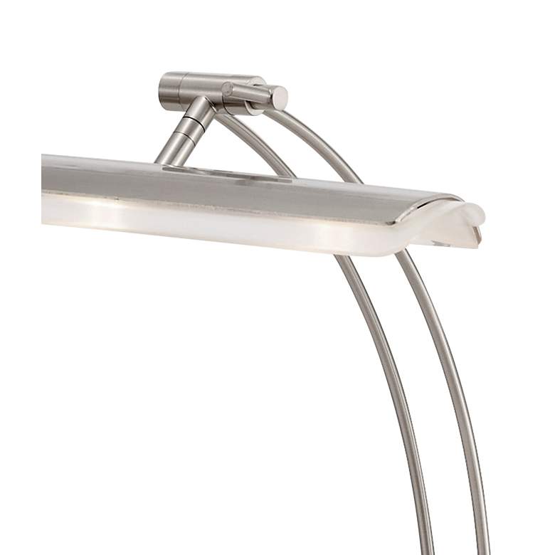 Image 5 Adesso Esquire Adjustable Height Brushed Steel 3-Light LED Desk Lamp more views