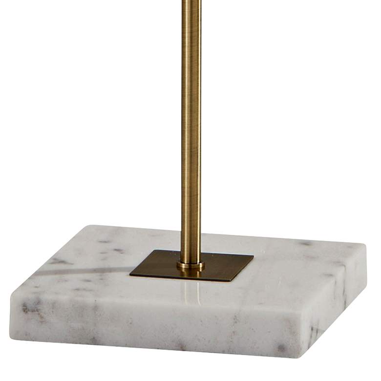 Image 3 Adesso Fiona 62" High Modern Antique Brass Floor Lamp more views