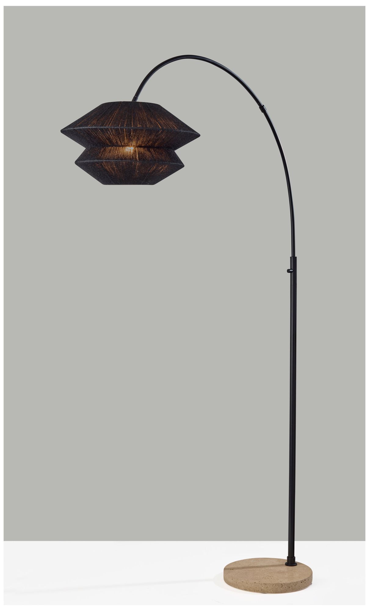 Image 3 Adesso Gardner Arc Lamp - Black more views