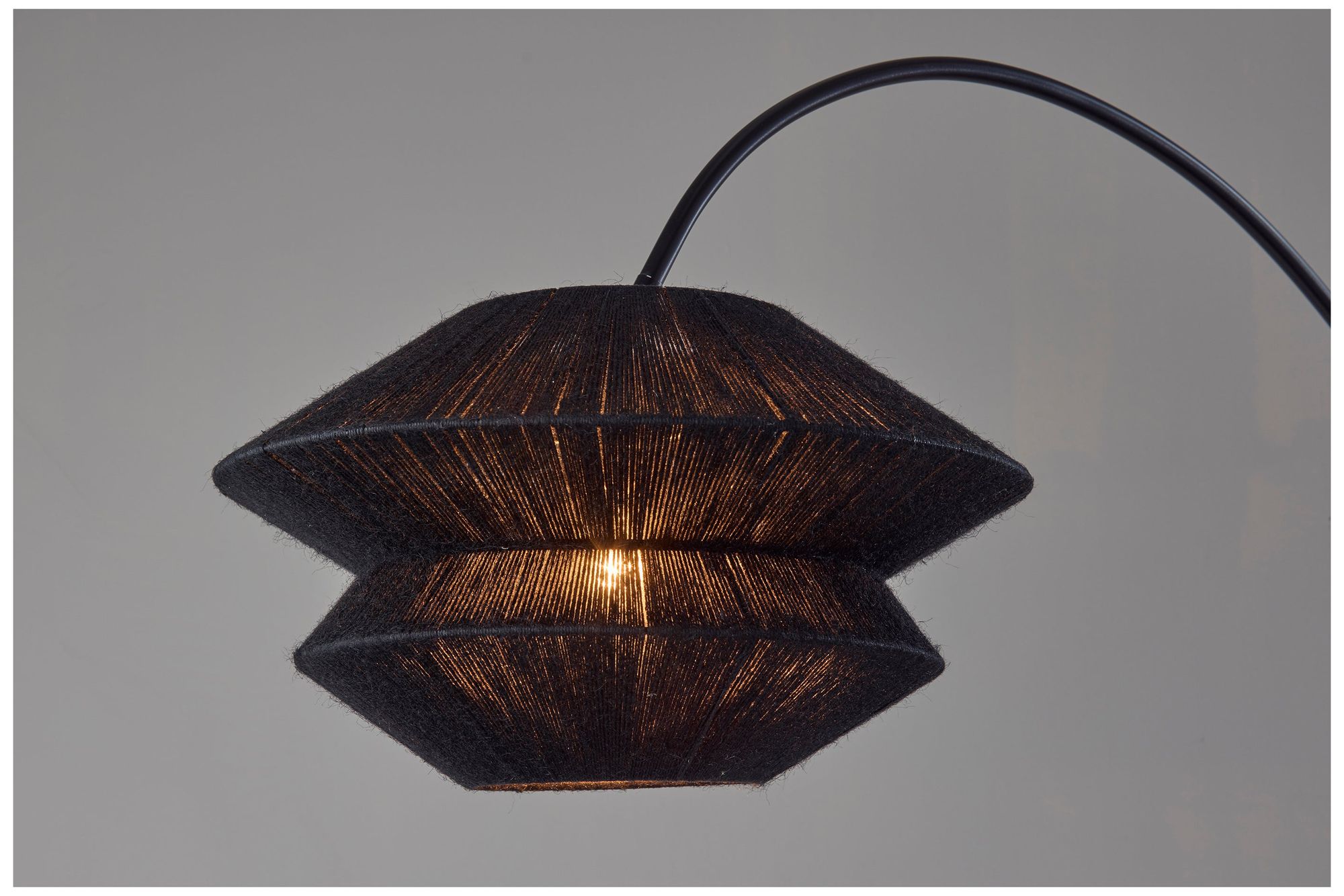 Adesso Gardner Arc Lamp - Black