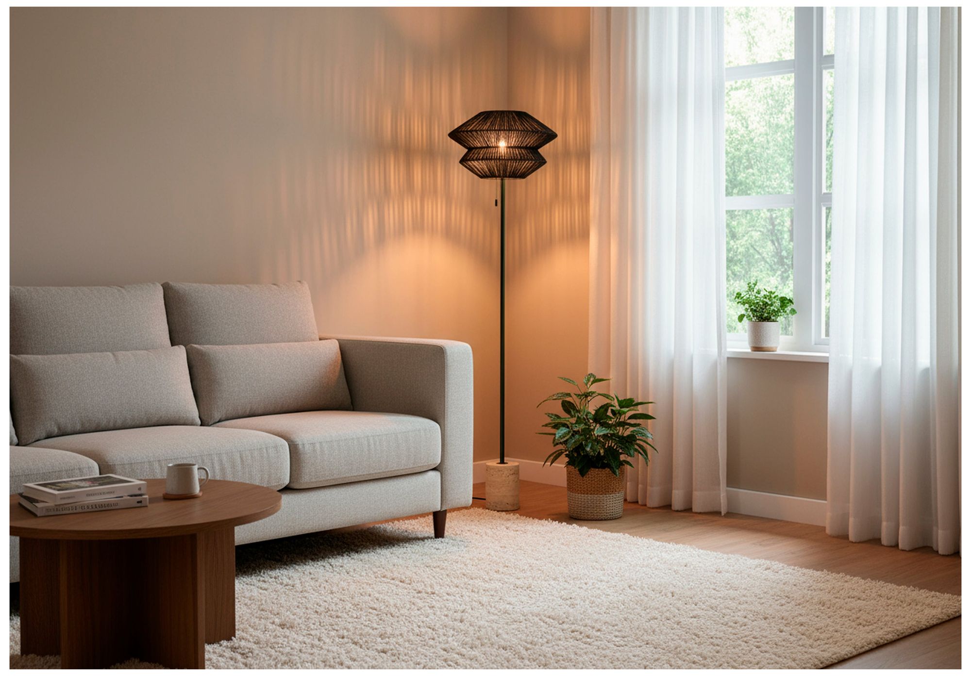 Image 3 Adesso Gardner Floor Lamp - Black more views