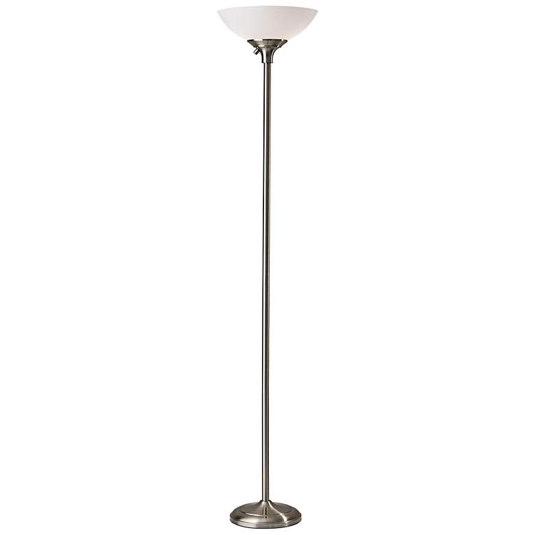 Image 1 Adesso Glenn 71" High Classic Torchiere Floor Lamp