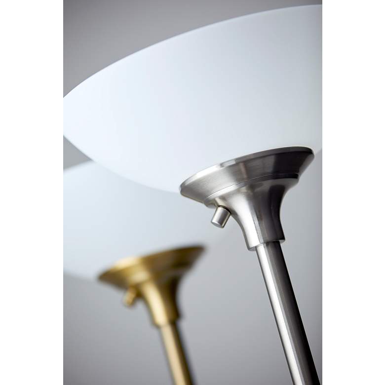 Image 2 Adesso Glenn 71" High Classic Torchiere Floor Lamp more views