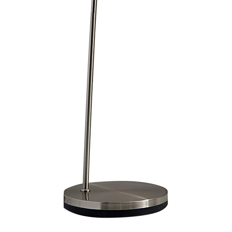 Image 4 Adesso Goliath 83" Brushed Steel Modern Arc Floor Lamp more views
