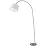 6_Adesso Goliath 83" Brushed Steel Modern Arc Floor Lamp more views