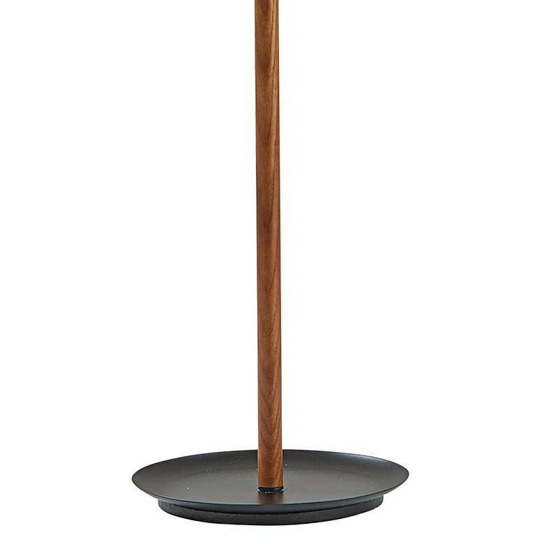 Image 4 Adesso Gravity Adjustable Height Walnut Ash Wood LED Task Floor Lamp more views