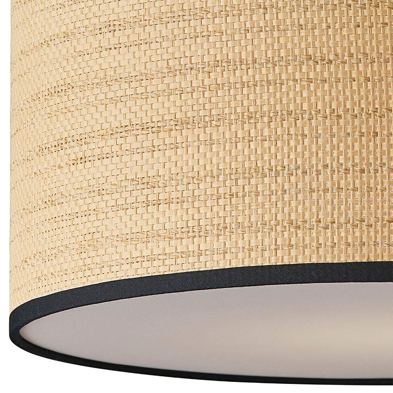 Image 2 Adesso Harvest 15" Wide Black Metal Ceiling Light more views