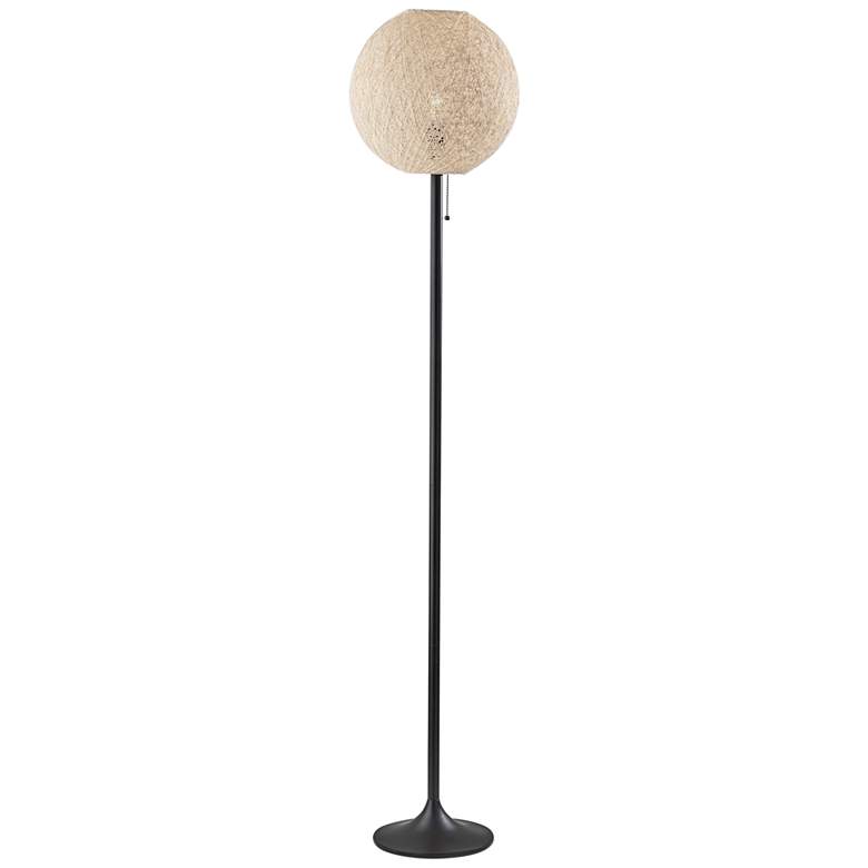 Image 3 Adesso Havana 68" High Dark Bronze Metal Paper Shade Modern Floor Lamp