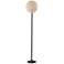 Adesso Havana 68" High Dark Bronze Metal Paper Shade Modern Floor Lamp
