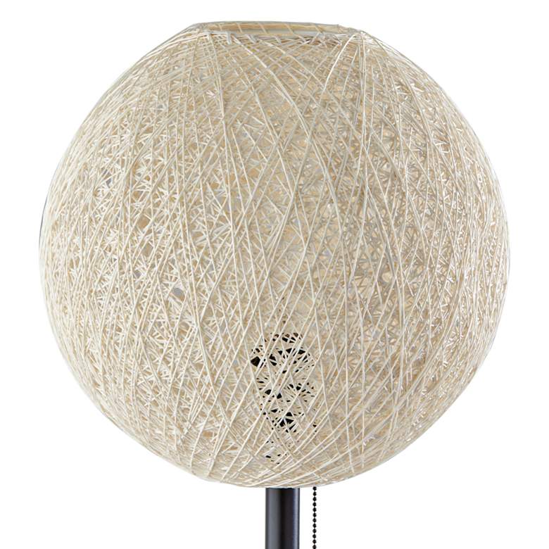 Image 4 Adesso Havana 68" High Dark Bronze Metal Paper Shade Modern Floor Lamp more views