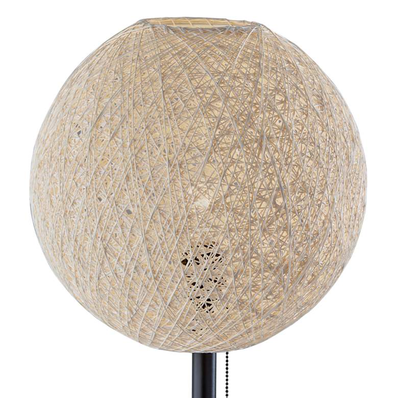 Image 5 Adesso Havana 68" High Dark Bronze Metal Paper Shade Modern Floor Lamp more views