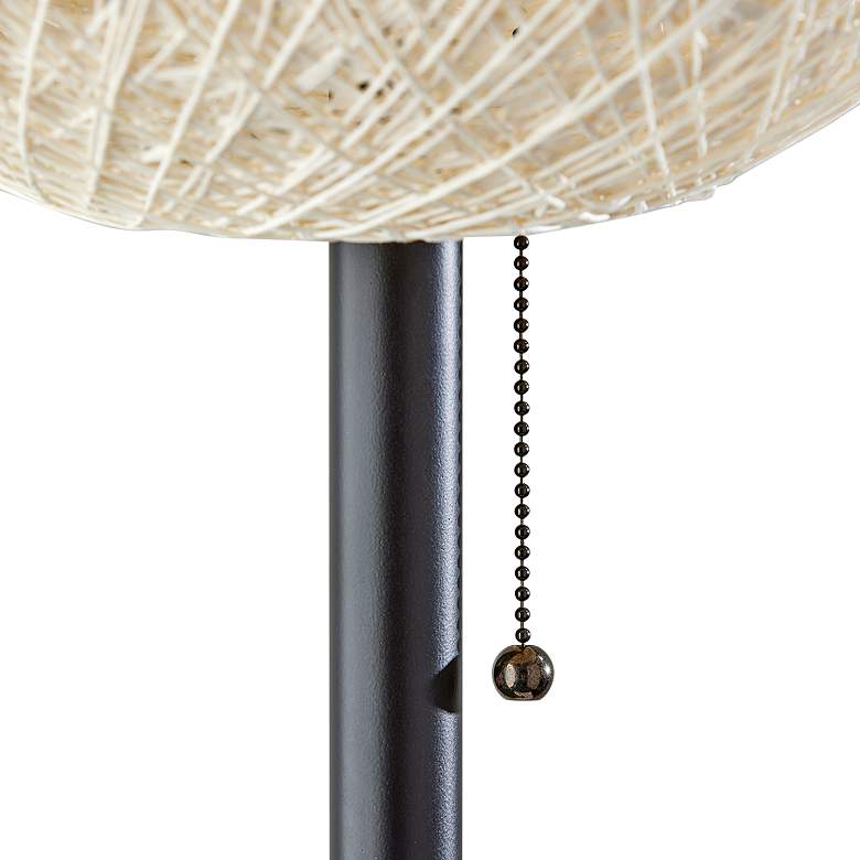 Image 6 Adesso Havana 68" High Dark Bronze Metal Paper Shade Modern Floor Lamp more views