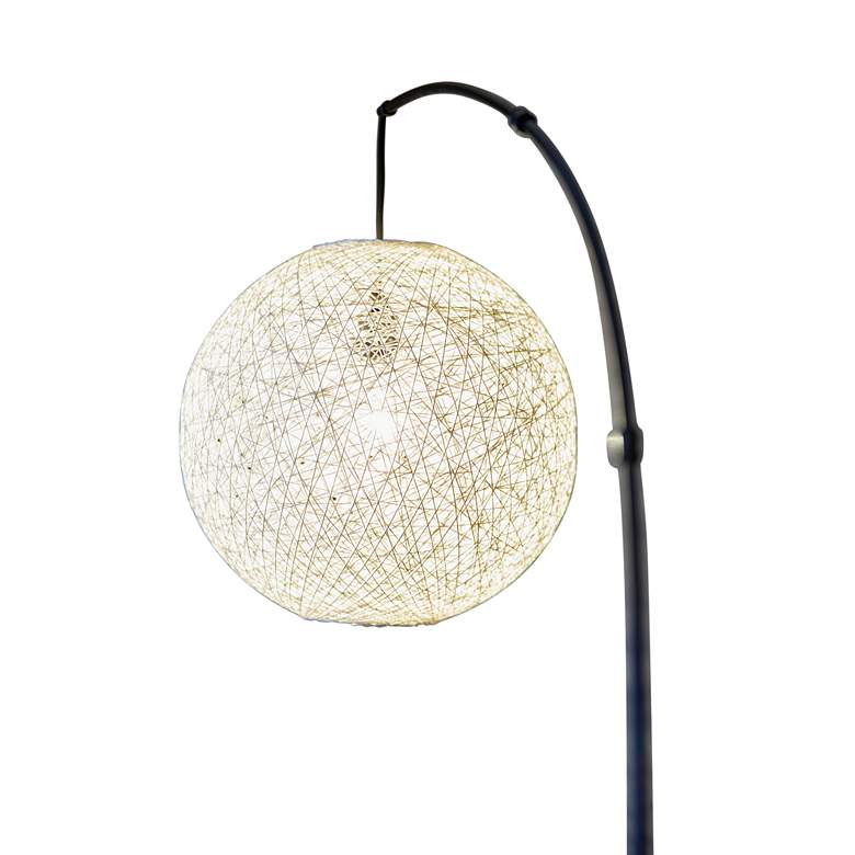 Image 5 Adesso Havana 76 1/2 inch Antique Bronze Metal Modern Arc Floor Lamp more views