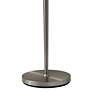 Adesso Hayworth 65"  Brushed Steel Metal Pull Chain Floor Lamp