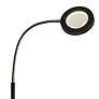3_Adesso Holmes Adjustable Height Black LED Magnifier Floor Lamp more views