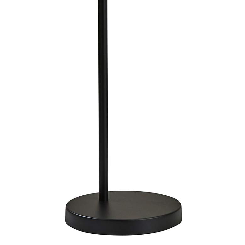 Image 4 Adesso Holmes Adjustable Height Black LED Magnifier Floor Lamp more views