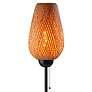 3_Adesso Hugo 68 1/4" High Black with Natural Bamboo Modern Floor Lamp more views