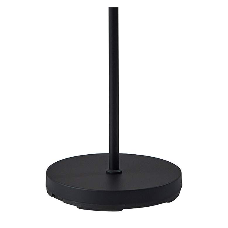 Image 4 Adesso Hugo 68 1/4" High Black with Natural Bamboo Modern Floor Lamp more views