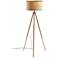 Adesso Jackson 60 1/2" High Modern Natural Wood Tripod Floor Lamp