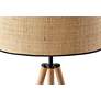 2_Adesso Jackson 60 1/2" High Modern Natural Wood Tripod Floor Lamp more views