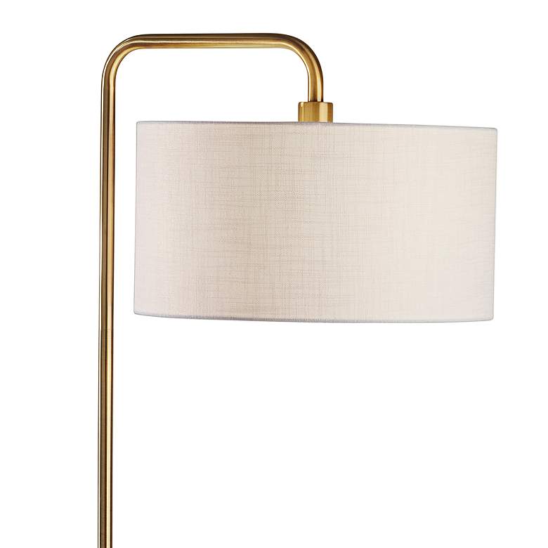 Image 2 Adesso Justine 65" High Modern Brass Metal Floor Lamp more views