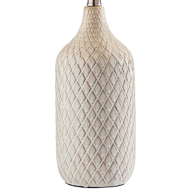 Image 3 Adesso Kathryn 22 3/4" Off-White Ceramic Accent Table Lamps Set of 2 more views
