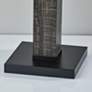Adesso Kona 27 3/4" Black Washed Wood Column Table Lamp