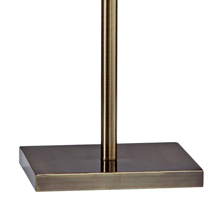 Image 3 Adesso Liam 60 1/2" High Antique Brass Finish Modern Floor Lamp more views