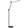 3_Adesso Lighting Adjustable Height Knot Black Metal LED Floor Lamp