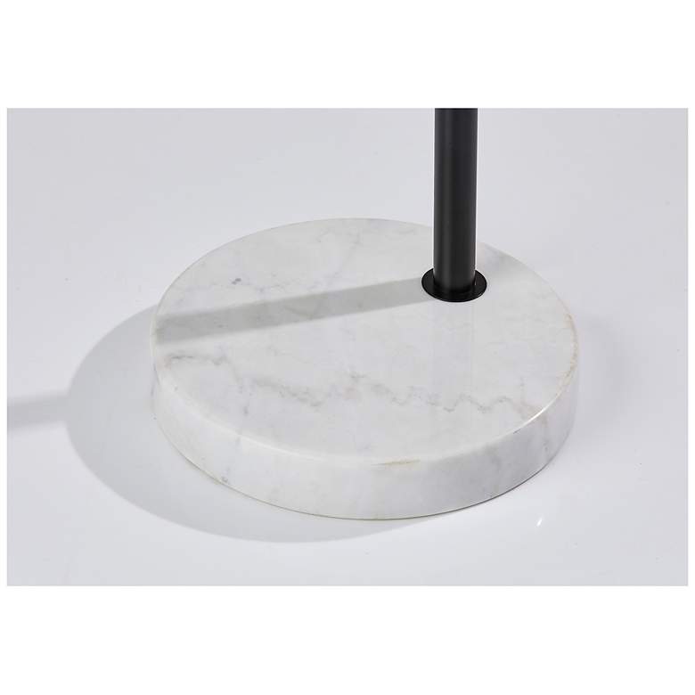 Image 3 Adesso Lighting Astoria 78" High Black Finish Dome Modern Arc Lamp more views