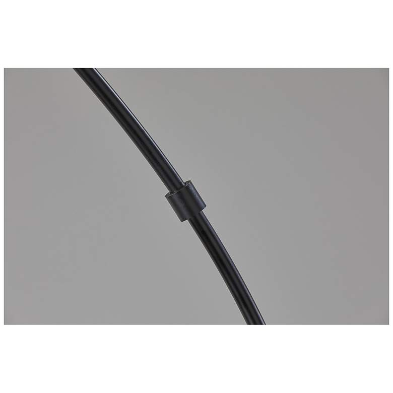 Image 6 Adesso Lighting Astoria 78" High Black Finish Dome Modern Arc Lamp more views