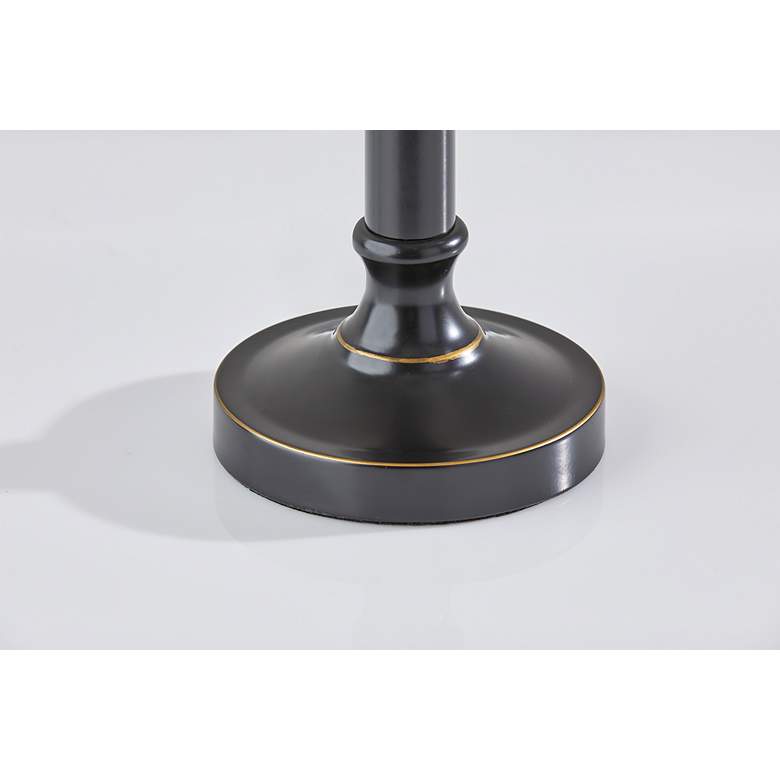Image 4 Adesso Lighting Barton Adjustable Height Bronze Stick Table Lamp more views