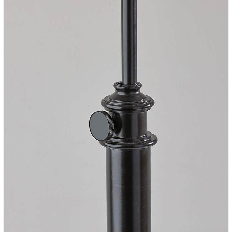 Image 6 Adesso Lighting Barton Adjustable Height Bronze Stick Table Lamp more views