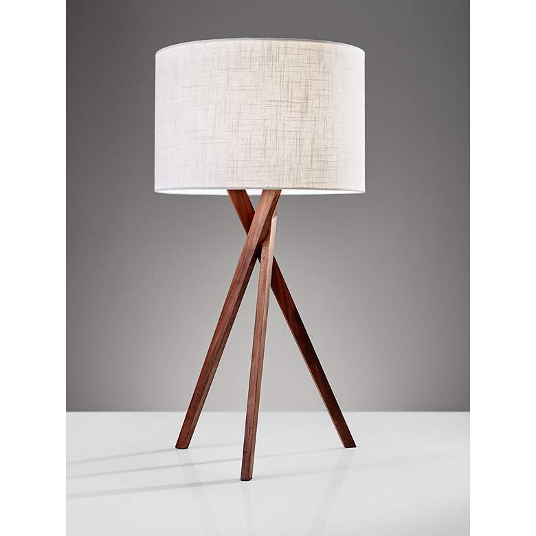 Image 3 Adesso Lighting Brooklyn 29 1/2" High Modern Tripod Leg Table Lamp more views