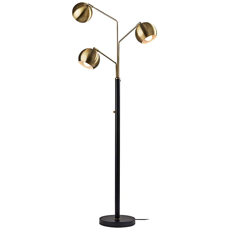 Image 3 Adesso Lighting Emerson 68" High 3-Light Tree Arm Floor Lamp
