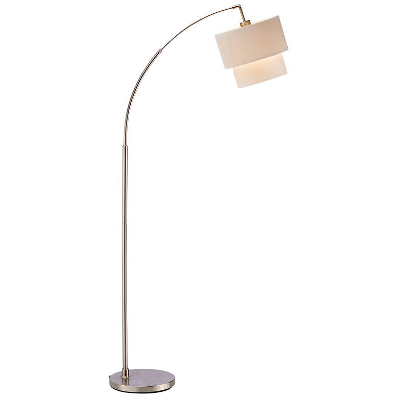 Image 1 Adesso Lighting Gala 71" High Modern Arc Floor Lamp