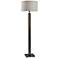 Adesso Lighting Kona 61 1/2" Black Metal and Reclaimed Wood Floor Lamp