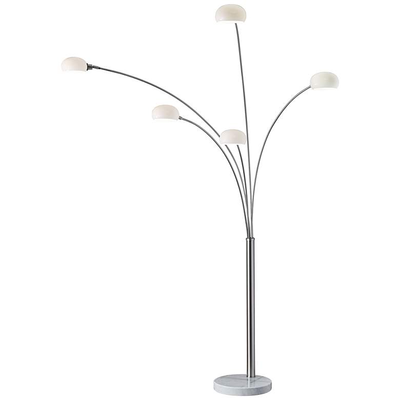 Image 1 Adesso Lighting Luna 86" High 5-Light Modern Arc Lamp