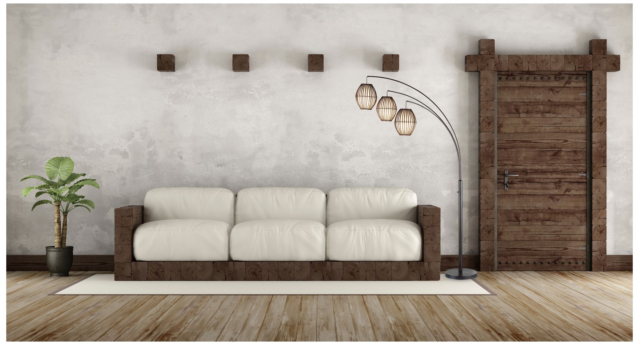 Thumbnail4 of Adesso Lighting Maui 82" High 3-Light Modern Arc Lamp more views