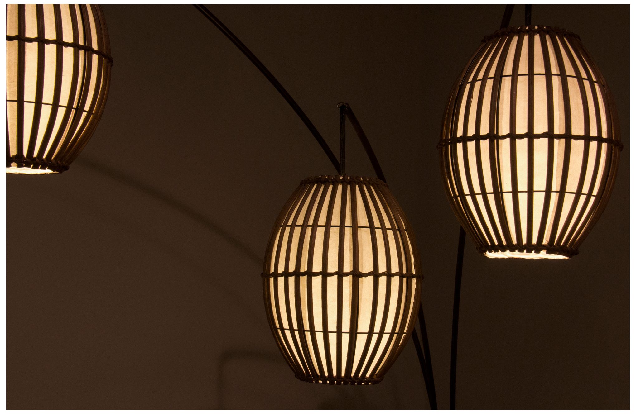 Adesso Lighting Maui 82" High 3-Light Modern Arc Lamp